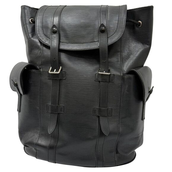 Louis Vuitton Christopher PM Backpack in Black Epi Leather - Picture 1 of 12